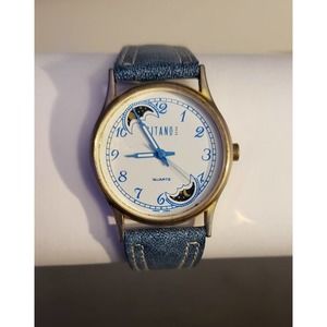 Watch Gitano Jeans Genuine leather band moon stars moonphase